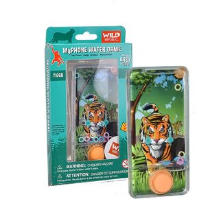 Wild Republic My Phone Water Game Tiger Design, Gift for Kids, Great for Hours of Independent Play, Multicolor, 15"
