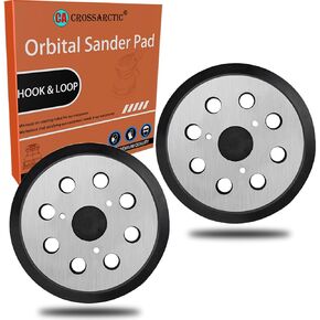 100 PCS 5 Inch 8 Hole Hook and Loop Adhesive Sanding Discs Sandpaper for Random Orbital Sander 60 80 120 240 320 Grits