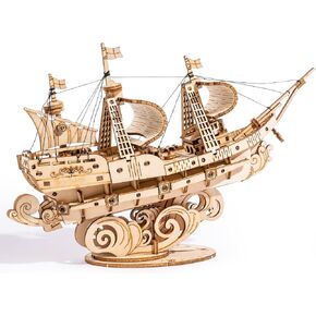 Rowood 3D Puzzles for Adults Wooden Model Kit Adult Craft Kit Gifts for Teens Age 14+ Big Ben with LED in Kuwait