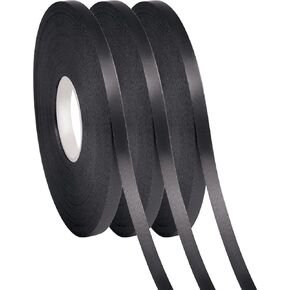 3 Rolls Curling Ribbon for Gift Wrapping for Bows Bouquet,Wedding,Floral Arrangement 01 Black,Purple,Orange 3/16 Inch