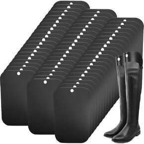60 Pcs (30 Pairs) Black Boot Shapers Form Inserts Boot Stand up Inserts Tall Boot Inserts Shape Holders for Women