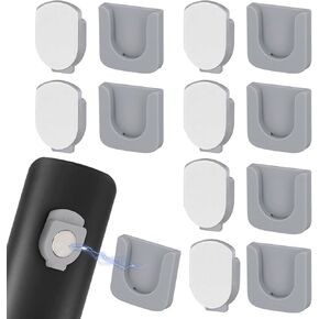 NQEUEPN 6pcs Magnetic Remote Control Holders, Adhesive Remote Control Holder Wall Mount Innovative Slot Design Remote Control Organizer for Wall Home Office Remote Control Storage