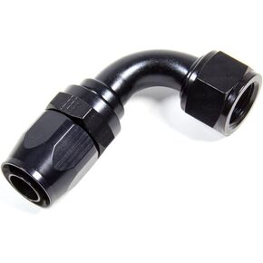 Fragola 229011-BL Black Hose Fitting 10 90 Deg to 12 Hose