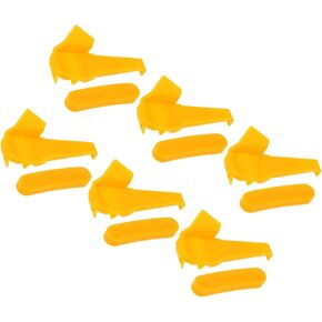 6 Sets Tire Changer Plastic Insert Tire Demount Head Tire Machine Guard Wheel Side Protector for Mount Demount Duck Head Tyre Repair 2.32"x0.75"x1.14" Auto Accessories