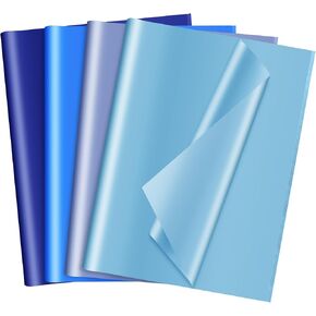 Hlonon 100 Sheets Blue Tissue Paper Bulk for Gift Bags, 20x12 Inches Tissue Paper Wrapping Paper Christmas Weddings Birthday Showers Arts Craft Party Favor Decoration
