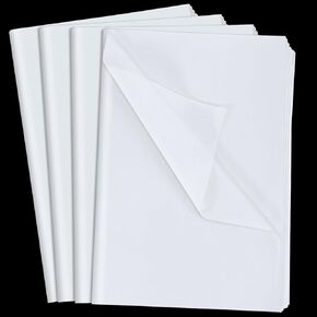 20 x 30 Inches White Tissue Paper 600 Sheets Wrapping Tissue Paper Bulk for Storage Packaging Easter Mother's Day Gift Bags Wedding Birthday Art Crafts