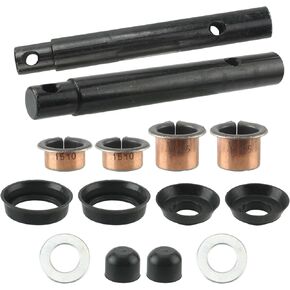 MOTOALL King Pin and Bushing Kit 90384-15825, 90384-15826, 90201-156J2 for Yamaha G2 G8 G11 G14 G16 G19 G20 Golf Cart 1985-2001 Replaces J55-F3516-00, 90334-19800, J38-23528-00, J38-23527-00