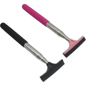 Car Side Mirror Wiper Retractable Car Mirror Squeegee Portable Wing Mirror Wiper Cleaner for All Vehicles (2pcs)