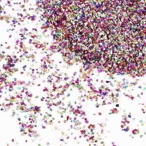 100g Irregular Crushed Glass 2-4mm Metallic Chips Sprinkles Crystal Small Broken Glass Pieces for Nail Arts Craft DIY Epoxy Resin Mold Vase Filler Jewelry Making Decoration (Multicolor)
