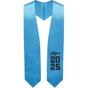 Endea Graduation Stole Class of 2025 With Classic Tips - Unisex Adult - 62" Long - Graduation Sash