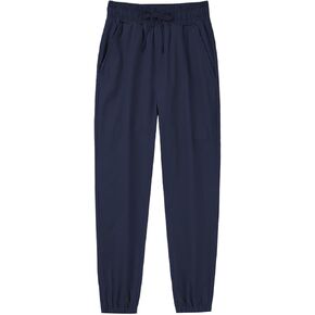 QBK Pull on Stretch School Uniform Pant Jogger Pants for Toddler to Youth Boys and Girls