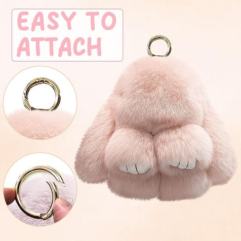 Bunnylulu Keychain, Bunny Lulu Keychain, Bunny Keychain Plush With Exquisite Box, For Christmas Gifts in Saudi Arabia