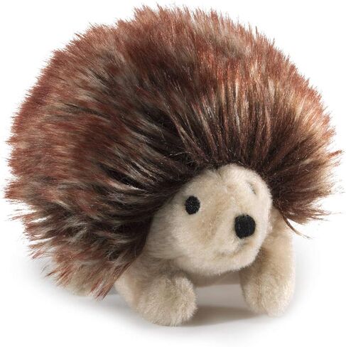 Folkmanis Mini Hedgehog Finger Puppet, Brown, 1 EA in Saudi Arabia
