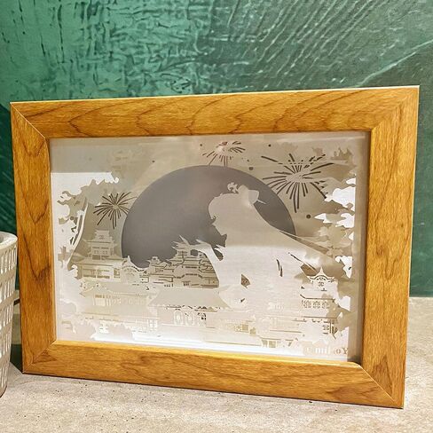 GENSHIN IMPACT "Moon-Eclipsing Jade Chamber Paper Carving Lamp in Kuwait