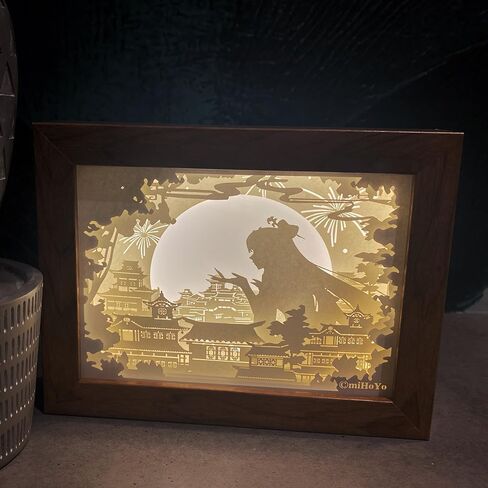 GENSHIN IMPACT "Moon-Eclipsing Jade Chamber Paper Carving Lamp in Kuwait