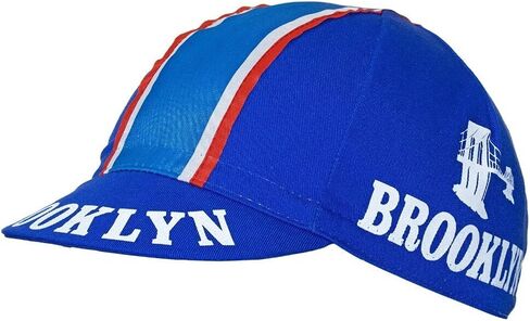 Brooklyn Bike Cap Cycling Caps Blue Bike Wear Hat Unisex Bicycle Caps Blue, One Size in Saudi Arabia