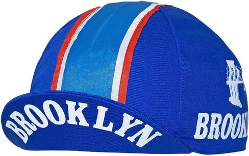 Brooklyn Bike Cap Cycling Caps Blue Bike Wear Hat Unisex Bicycle Caps Blue, One Size in Saudi Arabia