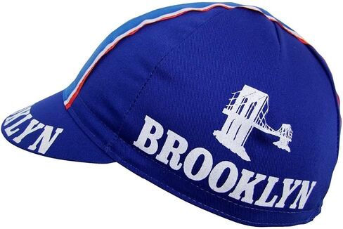Brooklyn Bike Cap Cycling Caps Blue Bike Wear Hat Unisex Bicycle Caps Blue, One Size in Saudi Arabia