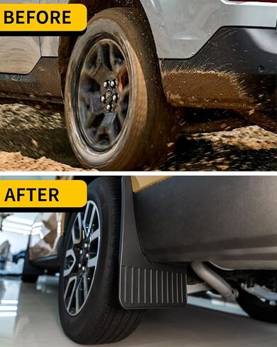 Mud Flaps Compatible with 2022 2023 2024 2025 Ford Maverick Fender Mud Guards Front & Rear No Drilling 4PCS Splash Guards Fender Flares All Weather Protection Accessories in Saudi Arabia