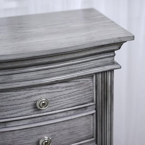 Hives & Honey Lawson Standing Jewelry Armoire Cabinet, Jewelry Storage Organizer with Top Flip Mirror, 2 Side Doors, 7 Drawers, Jewelry Chest, Jewelry Box for Necklace, Earring, Bracelet, Walnut in Saudi Arabia