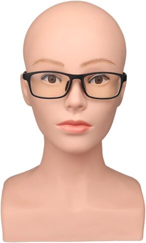 Wig Mannequin Head With Shoulders,Foam Manikin Head For Wigs Female,Wig Head Mannequin For Styling,Mannequin Head For Wigs Display Glasses, Hats in Saudi Arabia