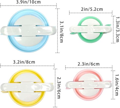 مجموعة صانعة بوم بومس مكونة من 4 أحجام و4 ألوان لمشروع حياكة غزل الصوف DIY وصناعة كرات بوم بومس مختلفة يمكنك صنعها بنفسك in Kuwait