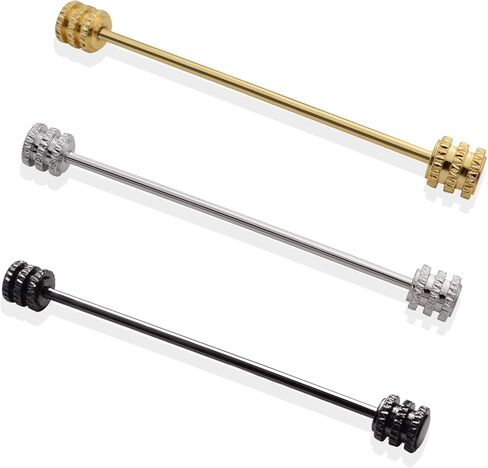 3PCS Men's Collar Bar Pins Shirts Tie Pins Necktie Pin Stick Collar Brooch in Kuwait