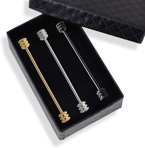 3PCS Men's Collar Bar Pins Shirts Tie Pins Necktie Pin Stick Collar Brooch in Kuwait