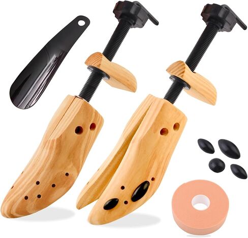 HC7 Shoe Stretcher Men,Shoe Expander widener Stretches Both Length And Width,2-Way Men's Shoe Stretcher Fits US Men's Large Size 9-14 Shoes in Saudi Arabia