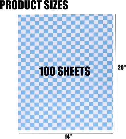 HEYPLACE 100 Sheets Red and White Checkered Tissue Paper, 14x20 Inch Gift Wrapping Paper Plaids Art Paper for Gift Bags Packaging Crafts Birthday Wedding Baby ShowerChristmas Decorations in Kuwait