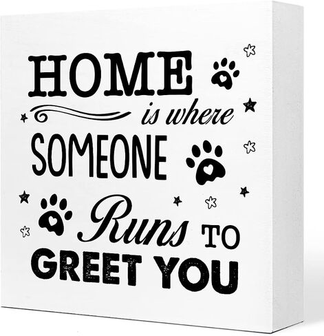 All You Need is a Dog and the Beach Wooden Sign Desk Decor,Rustic Dog Quote Wood Block Sign Desk Decorations for Dog Mom Home Bedroom Beach House Shelf Table Decor Gifts in Saudi Arabia