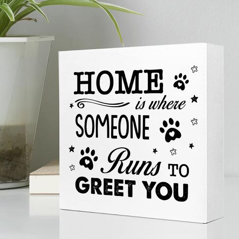 All You Need is a Dog and the Beach Wooden Sign Desk Decor,Rustic Dog Quote Wood Block Sign Desk Decorations for Dog Mom Home Bedroom Beach House Shelf Table Decor Gifts in Saudi Arabia