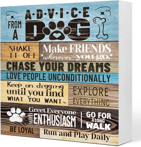 All You Need is a Dog and the Beach Wooden Sign Desk Decor,Rustic Dog Quote Wood Block Sign Desk Decorations for Dog Mom Home Bedroom Beach House Shelf Table Decor Gifts in Saudi Arabia