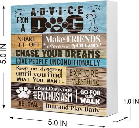 All You Need is a Dog and the Beach Wooden Sign Desk Decor,Rustic Dog Quote Wood Block Sign Desk Decorations for Dog Mom Home Bedroom Beach House Shelf Table Decor Gifts in Saudi Arabia
