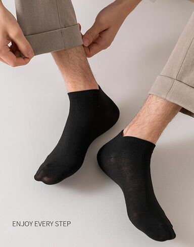 No Show Socks for Men, 9 Pairs, Athletic Ankle Socks, White, Black, Grey, Medium, Black/White/Gray in Saudi Arabia