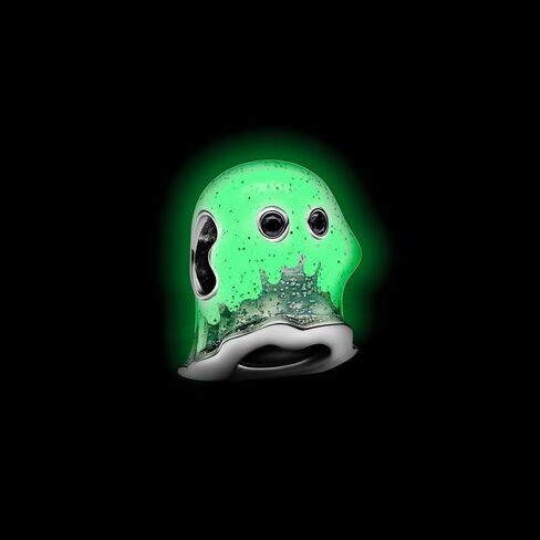 Glow-in-the-dark Sparkling Skull Charm Fit Women Bracelet Necklaces Fashion Gifts 925 Sterling Silver DIY Jewelry in Saudi Arabia