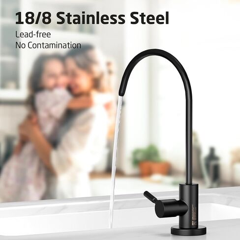 KES RO صنبور تصفية المياه صنبور غير فجوة الهواء مياه الشرب صنبور المشروبات لأنظمة التناضح العكسي نظام تنقية المياه 304 الفولاذ المقاوم للصدأ النهاية المصقولة، Z504CLF-BS in Kuwait