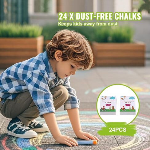 VEVOR Easel Accessory Set, 32 PCS Kid's Art Easel Painting Kit Including Chalks, Dry-Erase Markers & Paper Rolls, Supplies Set for Standing Art Easel, Painting Accessories for Toddlers Boys and Girls in Saudi Arabia