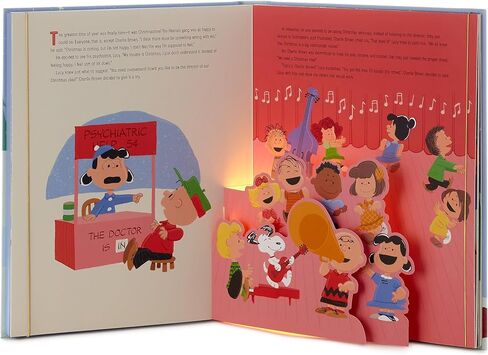 Hallmark Peanuts It's The Great Pumpkin, Charlie Brown Lighted Pop-Up Book, Gift for Kids in Saudi Arabia