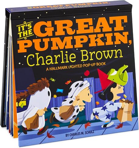 Hallmark Peanuts It's The Great Pumpkin, Charlie Brown Lighted Pop-Up Book, Gift for Kids in Saudi Arabia