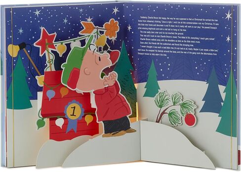 Hallmark Peanuts It's The Great Pumpkin, Charlie Brown Lighted Pop-Up Book, Gift for Kids in Saudi Arabia
