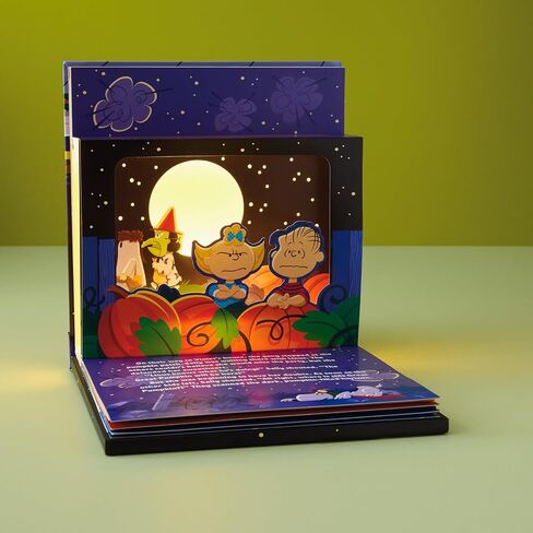 Hallmark Peanuts It's The Great Pumpkin, Charlie Brown Lighted Pop-Up Book, Gift for Kids in Saudi Arabia