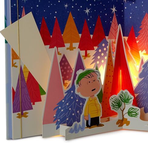 Hallmark Peanuts It's The Great Pumpkin, Charlie Brown Lighted Pop-Up Book, Gift for Kids in Saudi Arabia