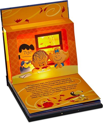 Hallmark Peanuts It's The Great Pumpkin, Charlie Brown Lighted Pop-Up Book, Gift for Kids in Saudi Arabia