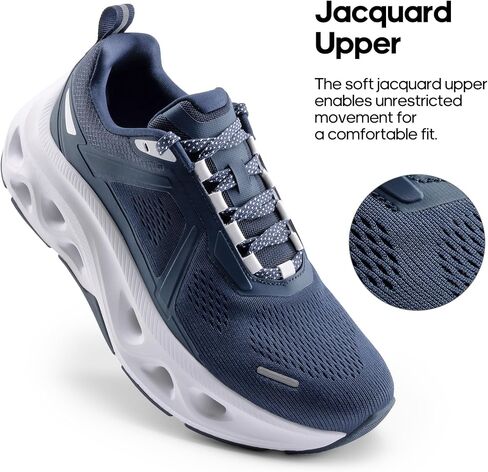 NORTIV 8 Men's Comfortable Walking Running Tennis Shoes MovePropel Athletic Gym Workout Jogging Cross Training Fashion Sneakers in Kuwait