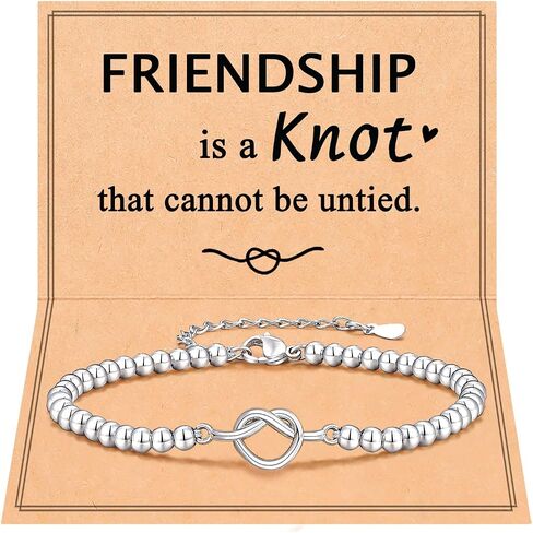 UNGENT THEM Friendship is a Knot Bracelet Friendship Gifts for Women Best Friend Birthday Christmas Gifts Ideas in Saudi Arabia
