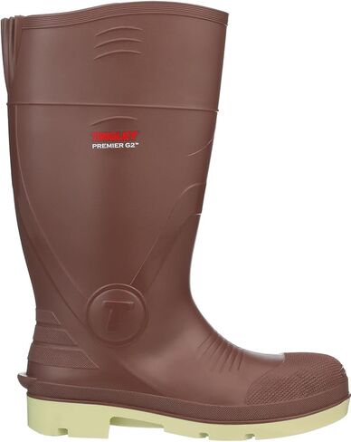 حذاء Tingley Premier G2 93155 ذو مقدمة سادة للركبة، للرجال 11 / النساء 13، أحمر قرميدي/كريمي in Kuwait