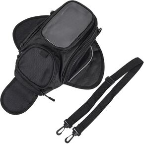 Motorcycle Tank Bag, Motorcycle Gas Oil Fuel Tank Bag Magnetic Tank Bag for Honda Yamaha Suzuki Kawasaki Harley