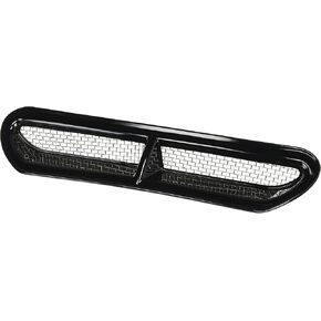 Custom Dynamics HD-VENT-INSER-C Windshield Vent Trim (Chrome With Stainlees Steel Mesh for 2014-2016 Harley-Davidson FLH Models)