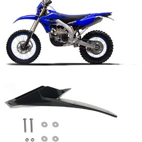 JERBOR Upgrade Rear Fender License Plate Bracket Taillight Mount for Yamaha WR250F WR450F 2007-2024,Rear Mudguard for Yamaha WR250F WR450F